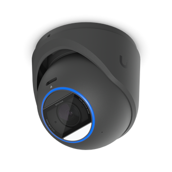 Câmara UniFi G6 Pro Turret Black (UVC-G6-PRO-TURRET-B). Sensor 1/1.2" para baixa luz. Resolução 4K (8MP), Zoom Ótico 2.36x. IA para Faces e Matrículas. IP66 IK04. - UVC-G6-PRO-TURRET-B