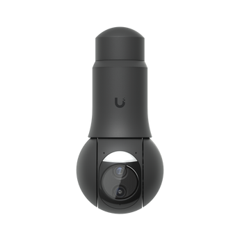Câmara 4K de lente dupla para todas as condições climatéricas, com zoom híbrido de 10x, sensor de imagem de 1/1.8" com 8MP, motor de IA Multi-TOPS e controlo pan-tilt-zoom de ultra baixa latência para seguimento de movimento. - UVC-G6-PTZ-B