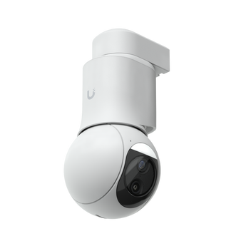 Vigilância total com a câmara PTZ 4K da Ubiquiti. A UniFi G6 oferece zoom híbrido 10x, rotação 350° e deteção inteligente por IA de pessoas e veículos. - UVC-G6-PTZ-W
