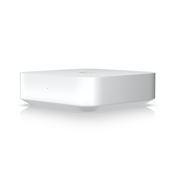 Gateway independente Ubiquiti UXG-Lite. Sucessor do USG, até 10x mais rápido. Routing e segurança avançada (IPS/IDS) a 1 Gbps. Compacto, gestão via CloudKey. - UXG-LITE