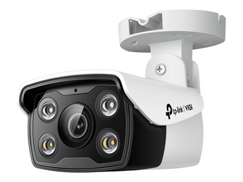 TP-Link VIGI C330 (2.8mm). Câmara Bullet 3MP Super-HD. Visão Noturna a Cores (Full-Color). Deteção AI de Humanos e Veículos. Microfone Integrado. IP67. PoE. - VIGI C330(2.8MM)
