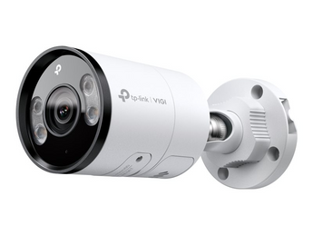 TP-Link VIGI C355 (2.8mm). Câmara Bullet 5MP Super-HD. Análise Forense de Pessoas/Veículos. Visão Noturna Full-Color. Defesa Ativa (Sirene/Luz). Corpo em Metal IP67. Slot SD 512GB. - VIGI C355(2.8MM)