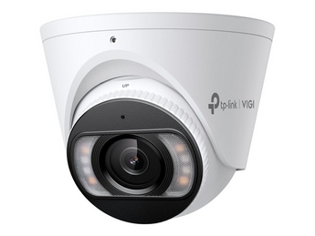TP-Link VIGI C455 (2.8mm). Câmara Turret 5MP Super-HD. Análise Forense de Pessoas/Veículos. Visão Noturna Full-Color. Defesa Ativa. Corpo em Metal IP67. Slot SD 512GB. - VIGI C455(2.8MM)
