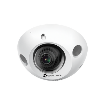 TP-Link VIGI C230I Mini. Câmara Dome discreta para elevadores e ATMs. Resolução 3MP. Antivandalismo IK08. Lente Grande Angular (107°). Deteção AI de Humanos e Veículos. Áudio Bidirecional. - VIGIC230IMINI_2.8MM