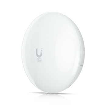 Estação 60GHz Ultra-Compacta Ubiquiti Wave Pico. Débito de 2 Gbps. Rádio de backup 5GHz WiFi 6 (AX). Alcance até 1.3 km. Leve, discreta e IPX6. - WAVE-PICO