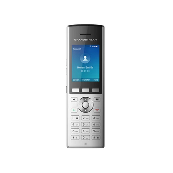 Grandstream WP820: telefone IP Wi-Fi dual-band com Bluetooth, voz HD, 2 contas SIP e bateria de 1500 mAh. Até 7,5 horas de conversação.