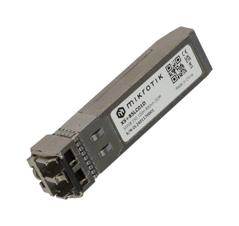 Módulo SFP28 multi-rate da MikroTik. Suporta 1.25G, 10G e 25G sobre fibra Multi-Mode até 100m. A solução mais versátil para a sua rede. - XS+85LC01D