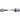 Cabo RG-178 de 25cm com fichas RP-TNC Macho e N Fêmea em chassi de apertar. - 0.25FCRSMNF