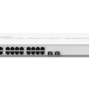 Switch de 24 portas Gigabit e 2 uplinks 10G SFP+ da MikroTik. O CSS326-24G-2S+RM é um switch smart gerido pelo intuitivo SwOS, com performance "wire-speed". - CSS326-24G-2S+RM