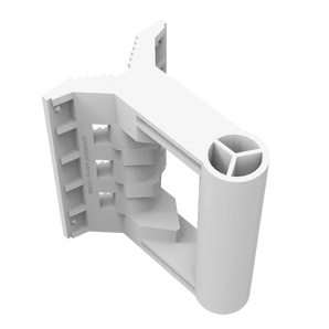 Suporte de parede avançado da MikroTik para antenas Ponto-a-Ponto e setoriais de grande dimensão. O quickMOUNT extra (QME) oferece um ajuste de 190°. - QME
