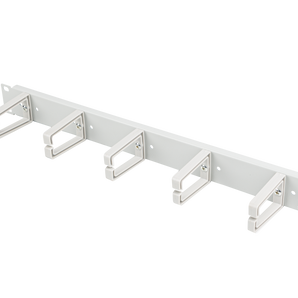 Organizador de Cabos 1U Lanberg 19" Tipo B Cinza