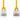 Cabo patch cord Digitus Slim CAT 6 Amarelo (0.3 metros). Diâmetro ultra-fino de 2.7mm ideal para espaços apertados. Suporta Gigabit e PoE/PoE+ com revestimento LSZH. Image 2