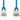 Cabo patch cord Digitus Slim CAT 6 Azul (5 metros). Diâmetro ultra-fino de 2.7mm ideal para espaços apertados. Suporta Gigabit e PoE/PoE+ com revestimento LSZH. Image 2