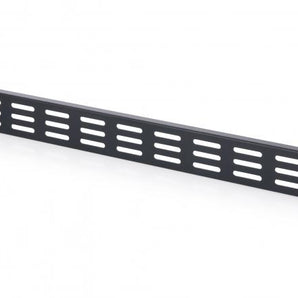 Painel cego de 1U com grelha de ventilação Digitus (DN-97693) para armários rack de 19 polegadas. Otimiza o fluxo de ar e melhora a estética do bastidor.