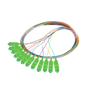 Pigtail FO Lanberg SM SC/APC Easy Strip 9/125 G657A1 12X2M Multicolor