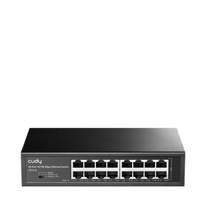 Switch Cudy FS1016D, 16 Portas 10/100Mbps UnManaged
