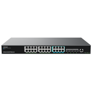 Switch Layer 3, 16 portas de 1 G, 8 portas de 2,5 G e 4 portas SFP+ - GWN7822P