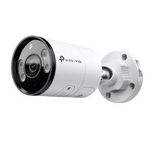 A câmara TP-Link VIGI INSIGHT S385 (2.8mm) oferece resolução 4K (8MP), visão a cores 24h, analítica de IA para pessoas/veículos, defesa ativa e proteção IP67.