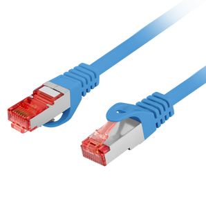 Patchcord Lanberg Cat. 6 S/FTP (0.5m). Fio 100% Cobre (CU) com blindagem dupla, revestimento LSZH e aprovação Fluke. Ideal para organizar bastidores.