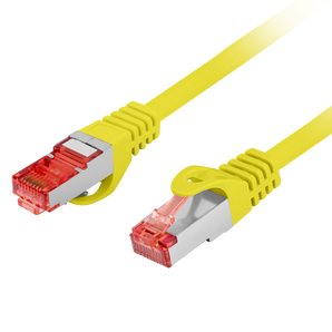 Patchcord Lanberg Cat. 6 S/FTP (5 metros). Fio 100% Cobre (CU) com dupla blindagem, revestimento LSZH e cor amarelo. A melhor escolha para redes Gigabit exigentes.