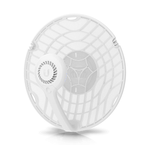Sistema de rádio airFiber de 60 GHz com tecnologia Wave, oferecendo desempenho gigabit full duplex real para ligações ponto-a-ponto (PtP) até 12 km de distância. - AF60-LR