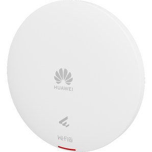 Ponto de acesso Wi-Fi 6 (802.11ax) da Huawei. O AP361 oferece um débito de até 1.775 Gbps, antenas inteligentes e um design discreto para teto ou parede. - AP361