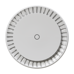 O MikroTik cAP ax é o Access Point de teto Wi-Fi 6 ideal para escritórios e locais de alta densidade. Oferece CPU Quad-Core, PoE-out e gestão CAPsMAN. - CAPGI-5HAXD2HAXD