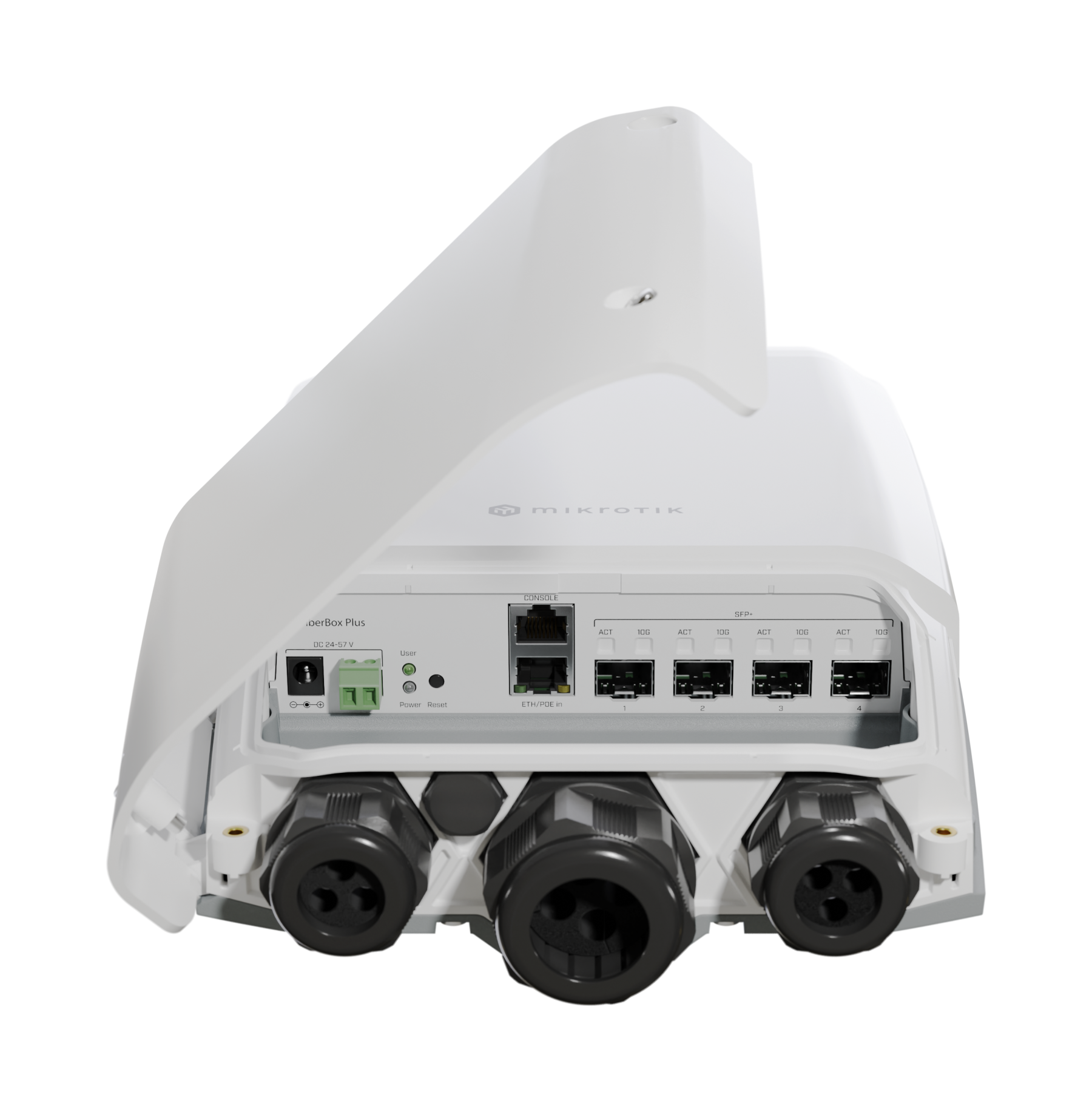 Fiberbox Switch Outdoor MikroTik FiberBox Plus | 4x 10G SFP+, IP66 – Officelan