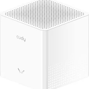 Cudy M1300S 1-Pack: Mesh Wi-Fi 5 dual band 867+300 Mbps, 2 portas Gigabit, MU-MIMO, Beamforming, VPN integrado, Fast Roaming, app Cudy. Ideal para casas grandes.
