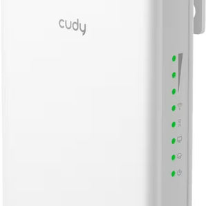 Cudy P2 ODU: CPE 5G NR outdoor 2.6 Gbps, 4×4 MIMO, IP67, proteção 6kV, porta 2.5G PoE, 2 Nano SIM + eSIM, TR-069, -40°C a 70°C, montagem poste/parede.