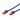 Cabo de rede CAT 6 U-UTP, cobre (Cu), LSZH AWG 26/7, comprimento 0,25 m, cor azul. - DK-1617-0025/B