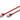 Cabo de rede Cat6A "slim" de 1m (vermelho) da Digitus. Com blindagem F/FTP e design fino e flexível, é ideal para data centers e espaços confinados. - DK-1632-A-010S-R