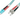 Patch cord de fibra ótica Digitus DK-2531-01/3. Cabo duplex (1m) multimode (OM3) com conectores híbridos LC/ST. Cor Aqua, LSOH e relatório de teste. - DK-2531-01/3