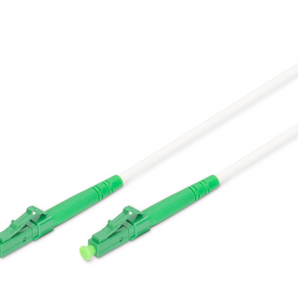 Cabo de fibra ótica armado (aço) de 5m da Digitus. Single-Mode OS2 Simplex com conectores LC/APC. Proteção máxima para ambientes adversos e redes FTTH. - DK-2933A-05-LCA-SX