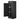 Armário rack 36U Digitus Unique (1787x600x600mm). Cor preta (RAL 9005), porta frontal de vidro, capacidade de 1200kg e proteção IP20. Entregue montado. - DN-1936U-6/6-B-1 - Image 2