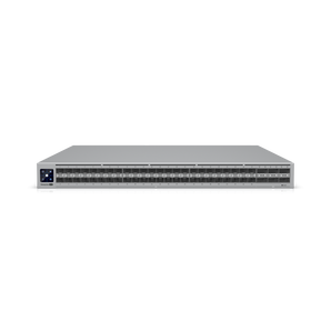 Switch de agregação de topo da Ubiquiti com 48 portas 25G e 6 portas 100G. O ECS-Aggregation oferece MC-LAG, PSUs/ventoinhas hot-swap e Etherlighting. - ECS-AGGREGATION