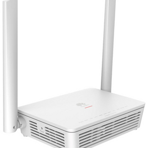Terminal de rede ótica (ONT) da Huawei com Wi-Fi 6. O OptiXstar EG8041X6-10 oferece velocidades AX3000, antenas de alto ganho (7dBi) e 4 portas Gigabit. - EG8041X6-10