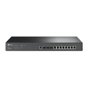 TP-Link Omada ER8411. Gateway de Segurança Enterprise. 2x Portas 10G SFP+. Fontes de Alimentação Duplas Redundantes. Até 10 Portas WAN. VPN de Alta Capacidade. Gestão Omada SDN. - ER8411