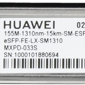 Módulo ótico Huawei eKit eSFP-FE-LX-SM1310. eSFP 100M (Fast Ethernet) Single-Mode para 15km (1310nm). Conector LC. PN 02315205. - ESFP-FE-LX-SM1310