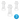 Pack de 3 suportes de montagem de embutir (recessed mount) da Ubiquiti para os pontos de acesso U6 Mesh e UAP-FlexHD. Ideal para uma instalação discreta. - FLEXHD-CM-3