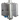 GentleBOX JE-250-S2T Alu - lock by non-lose screws, two cable glands, installation by bracket - JE250S2T-ALU