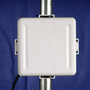 Antena com duas abraçadeiras de serrilha e cabo de 3m com conector RP-SMA Macho. - JPA9P3