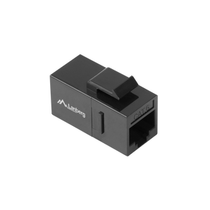 Acoplador (feed-thru) keystone Cat 6 da Lanberg. Módulo RJ45 fêmea-fêmea não blindado (U/UTP), ideal para emendar cabos ou para patch panels modulares. - KSU6-3000
