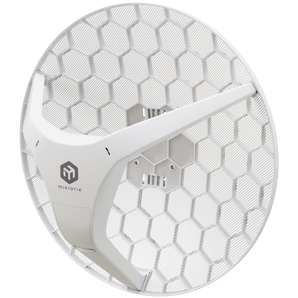 MikroTik LHG 5 ax: CPE Wi-Fi 6 outdoor (24.5dBi) para links PtP/PtMP 5GHz até 20km - LHG-5AXD
