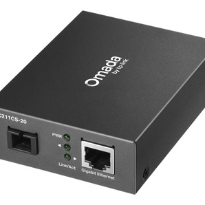 TP-Link MC212CS-20. Conversor de Média WDM Gigabit. Utiliza 1 só fibra (Monofibra) SC/UPC. TX 1310nm / RX 1550nm. Longo Alcance até 20 km. Ideal para redes Metropolitanas. - MC212CS-20