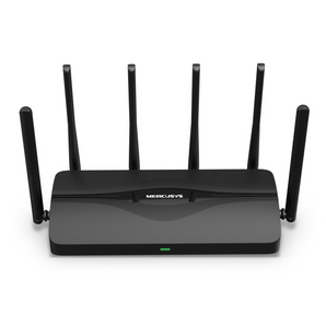 Router Wi-Fi 7 Tri-Band Mercusys MR47BE. Velocidade BE9300 (9.3 Gbps). 4 Portas 2.5G (1 WAN + 3 LAN). Suporta MLO, 320 MHz, 4K-QAM e EasyMesh. O futuro da rede. - MR47BE
