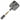 CONECTOR N MACHO LMR100 PARA CRAVAR - NM1