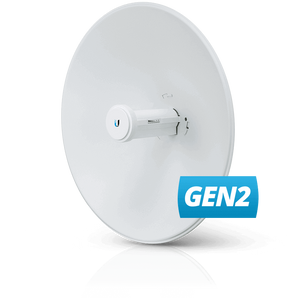 CPE Ubiquiti airMAX ac 5GHz com antena de 25dBi. Ideal para links PtP/PtMP de longo alcance - PBE-5AC-GEN2
