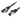 Cabo de rede Lanberg Cat. 8.1 de 50cm (Preto). 100% Cobre (CU), S/FTP e LSZH. Ideal para 25GbE/40GbE (2000 MHz) em bastidores. - PCF8-10CU-0050-BK