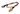 Pigtail com fichas CRC9 e SMA Femea em cabo RG178 - PIG-CRC9-SF20